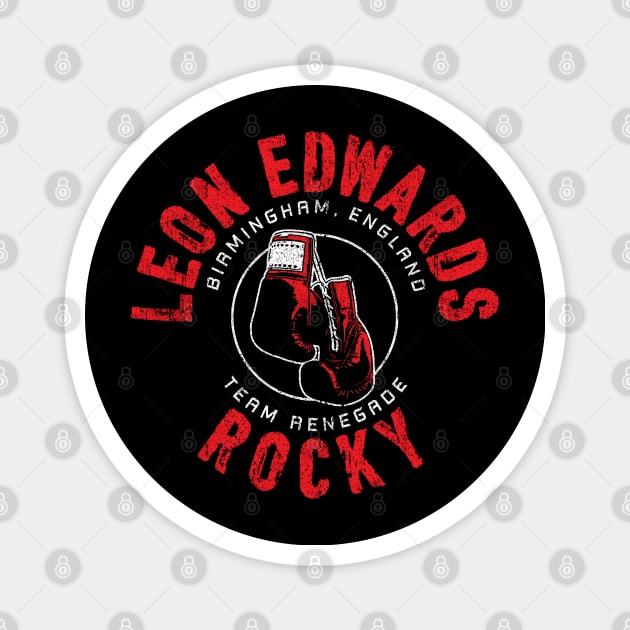 Leon Edwards Magnet by huckblade